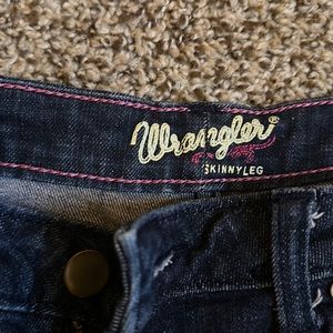 Wrangler Skinny Jeans 3/33 Dark Wash